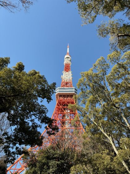 Der Eiffelturm in Farbe